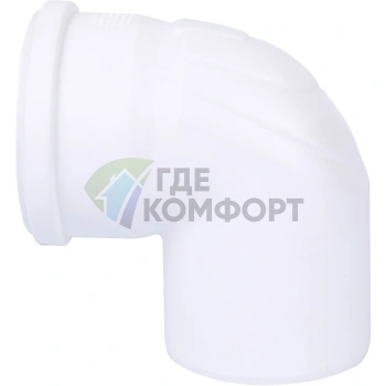 Отвод канализационный Raupiano Plus 110х87° REHAU (РЕХАУ - 11234641001) - фото 2