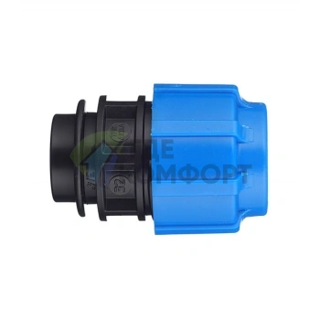 Муфта с внутренней резьбой 32x1/2 ПНД Политэк - фото 2