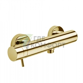 Смеситель для душа Bossini Oki наружный с выходом 1/2, золото (Z005131.021) - фото 1