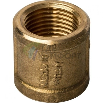 Муфта STOUT ВВ 1/2 внутренняя резьба латунная - фото 2