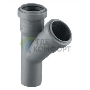 Тройник канализационный HTEA 40х40/45° Ostendorf - фото 2