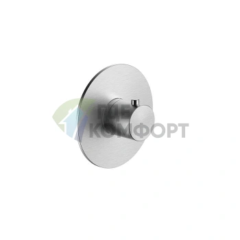 Термостатический смеситель FANTINI AA/27 для настенного монтажа в отделке матовая натуральная сталь (33 93 Y300B) - фото 1