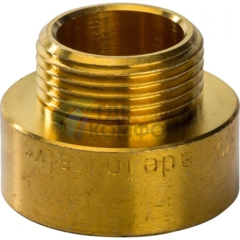 Переходник STOUT ВН 1 1/4 x 1 внутренняя/наружная резьба латунный - фото 3