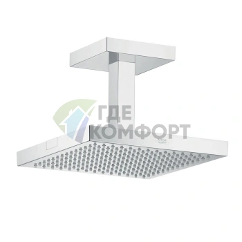 Верхний душ AX ShowerCollection 240x240 мм, потолочный, подключение 102 мм, хром (10929000) - фото 1