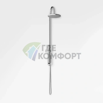 Душевая стойка Armani Roca Baia с термостатом и верхним душем (7.5A97.7.6C0.0) - фото 1