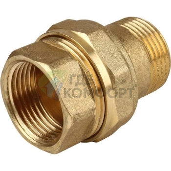 Разъемное соединение американка прямое 1/2, латунное Itap - фото 1