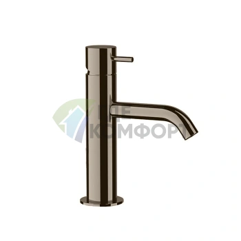 Kerasan Nolita Однорычажный смеситель для раковины без донного клапана, никель (922694 ni) - фото 1