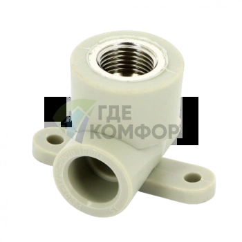 Колено настенное с металлической внутренней резьбой 25x1/2 PPR FV-Plast - фото 3