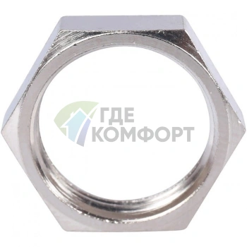Контргайка 3/8 никелированная Stout - фото 2