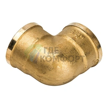 Угольник Stout внутренняя/внутренняя резьба латунный ВВ 3/4 - фото 3