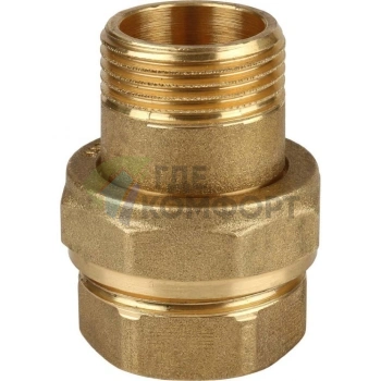 Разъемное соединение американка прямое 1, латунное Itap (Итап) - фото 3