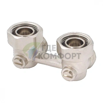 Узел нижнего подключения для радиатора угловой 3/4 - фото 2