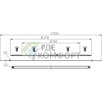 Гидроизоляционный фланец HL86.M из нержавеющей стали - фото 2
