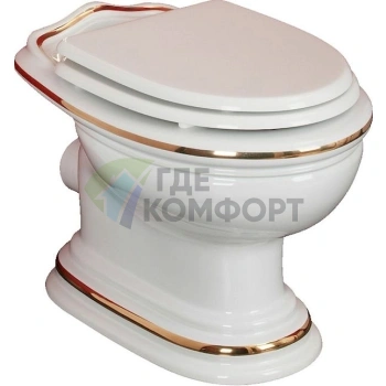 Приставной унитаз Migliore Milady D2 для скрытого монтажа - фото 1