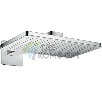 Верхний душ AX с держателем, 460х270 мм, хром (35274000) - фото 1