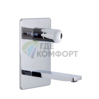 Смеситель для раковины FIMA Carlo Frattini Nomos go настенный вертикальный хром (F4201VLX5CR) - фото 1