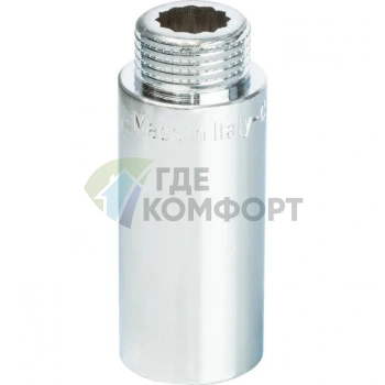 Удлинитель STOUT латунный 1/2 x 55 хромированный - фото 2