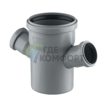 Крестовина канализационная HTDA 110х50х50 67° одноплоскостная Ostendorf - фото 1