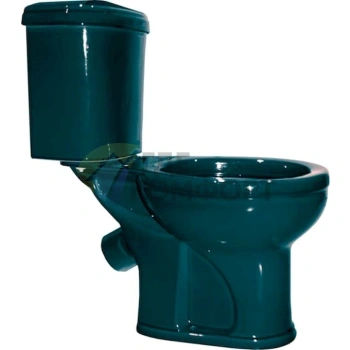 Унитаз компактный Оскольская керамика Дора зеленый