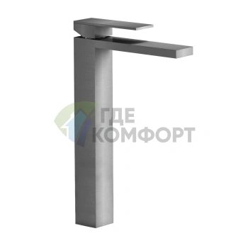 Смеситель для раковины Fantini Mint: однорычажный, без донного клапана, нержавеющая сталь (34 93 F006WF) - фото 1