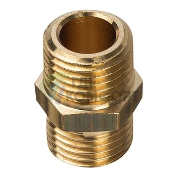 Ниппель STOUT НН 1/4 наружная резьба латунный - фото 1