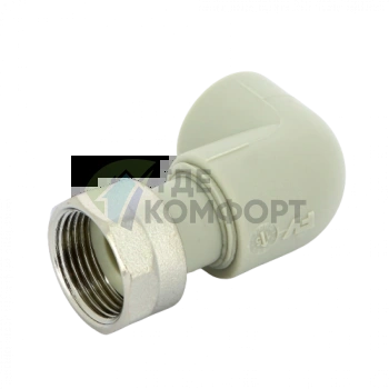 Угольник PPR с накидной гайкой 20х3/4 FV-Plast - фото 3