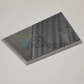 Верхний душ Antonio Lupi Meteo каскадный, встраиваемый в потолок, белый, 520x350x110 мм (METEO2C.B) - фото 1