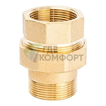 Разъемное соединение STOUT американка ВН с плоским уплотнением 1 1/2 латунное - фото 1