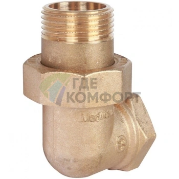 Разъемное угловое соединение американка ВН 1, уплотнение под гайкой o-ring кольцо Stout - фото 2