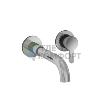 Встраиваемый смеситель Fantini Icona Classic для раковины на 2 отверстия (53 02 R411B) - фото 1