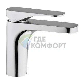 Смеситель для раковины FIMA Carlo Frattini QUAD с изливом 165 мм и донным клапаном click-clack, хром (F3721MCR.WS) - фото 1