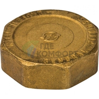 Заглушка STOUT ВР 2 внутренняя резьба латунная - фото 2