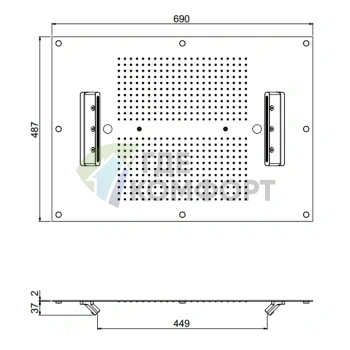 Встраиваемая душевая система Carimali MYDREAM: 4 режима водных процедур и 484 массажные форсунки (23070XN-CRX) - фото 2