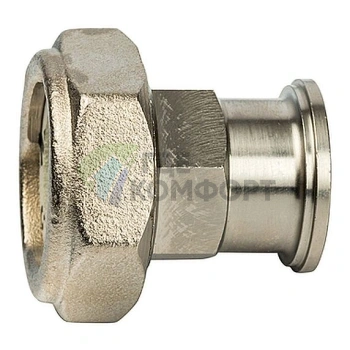 Разъемное соединение STOUT американка с плоским уплотнением и обратным клапаном 1 никелированная - фото 4