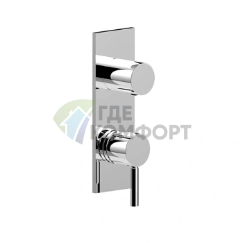 Fantini NOSTROMO: Встраиваемый смеситель для душа, хром (50 02 G485B) - фото 1