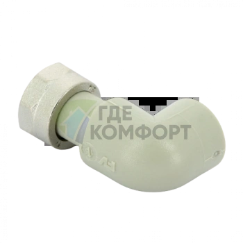 Угольник PPR с накидной гайкой 20х3/4 FV-Plast - фото 2