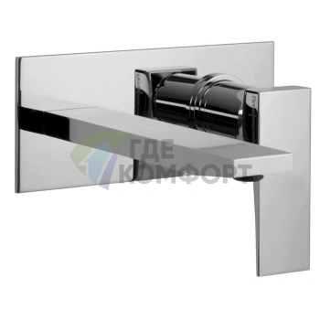 Настенный смеситель для раковины FIMA Carlo Frattini Zeta, хром (F3971LX5CR) - фото 1