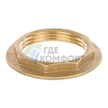 Контргайка STOUT с упором 1 1/4 латунная - фото 1