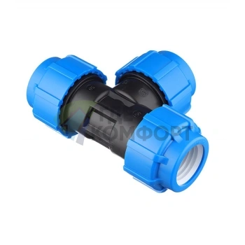 Тройник 50 ПНД Политэк - фото 2