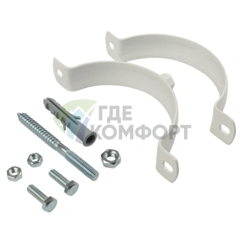 Хомут крепежный Stout DN100 для крепления к стене SCA-6010-000003 - фото 2