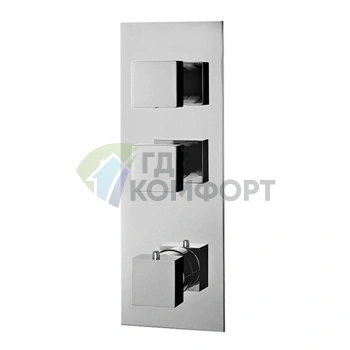 Термостатический смеситель для душа FIMA Carlo Frattini Fimatherm Zeta встраиваемый, хром (F3513X2CR) - фото 1