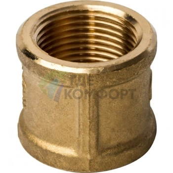 Муфта STOUT ВВ 3/4 внутренняя резьба латунная - фото 3