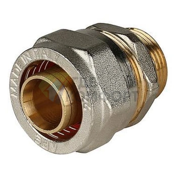 Переходник для металлопластиковых труб STOUT с наружной резьбой НР 3/4 x 26 резьбозажимной - фото 3