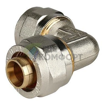 Stout Угольник 90° 20x20 для металлопластиковых труб винтовой - фото 3