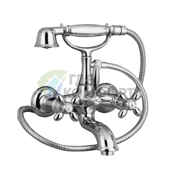 Смеситель для ванны FIMA Carlo Frattini Olivia с душевым комплектом, хром (F5004CR) - фото 1