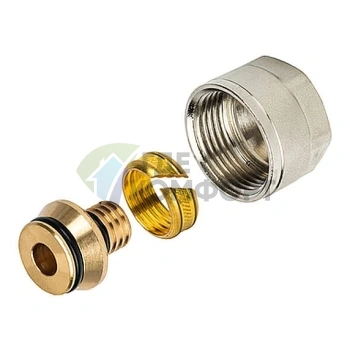 Фитинг STOUT компрессионный для труб металлопластиковых PEX-AL-PEX 16x2-0x3/4 - фото 1