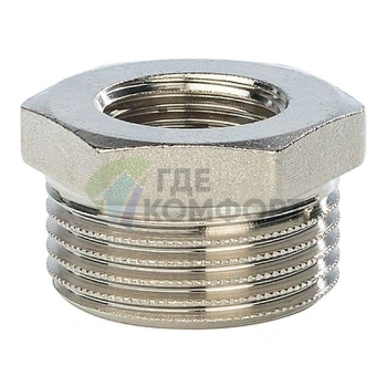 Футорка STOUT 2 x 3/4 никелированная - фото 1