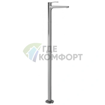 Напольный смеситель для раковины Fantini AL/23 без донного клапана, хром (26 02 B036B) - фото 1