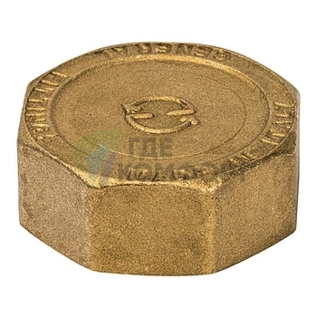 Заглушка STOUT ВР 1 1/4 внутренняя резьба латунная - фото 1