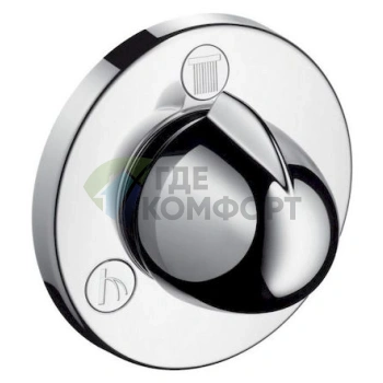 Переключатель потоков Hansgrohe Trio/Quattro E для ванны с душем 15931000